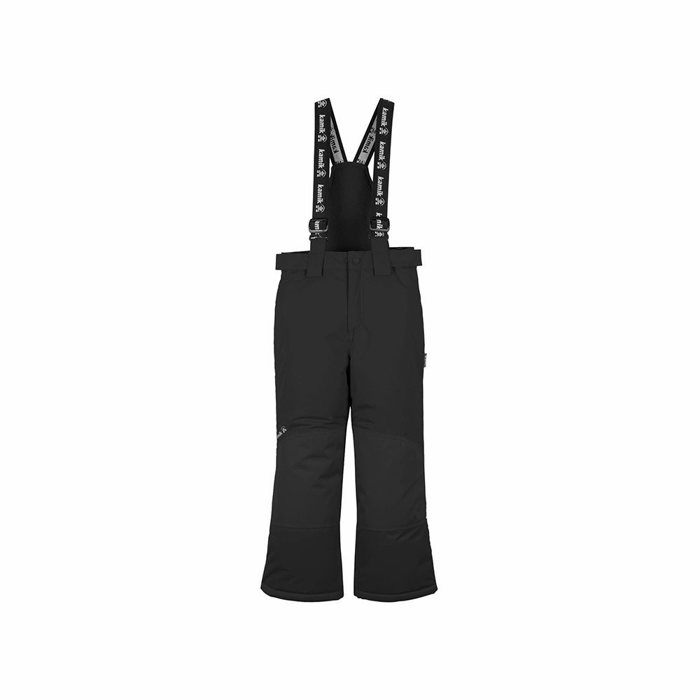 Kamik Harper Snow Pants with Suspenders, Black, Size 12